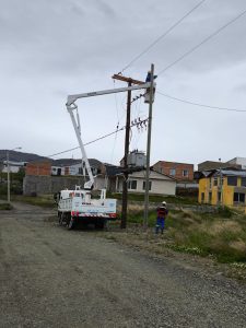 Servicios Públicos realizó diversos trabajos de energía eléctrica en Río Turbio