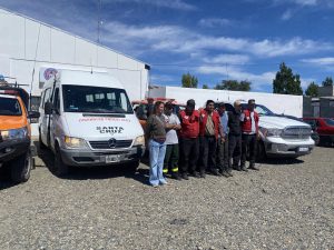 Santa Cruz despliega un gran operativo mixto para combatir los incendios en Chubut