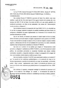 Decreto 861/20: Nuevas medidas para Río Gallegos