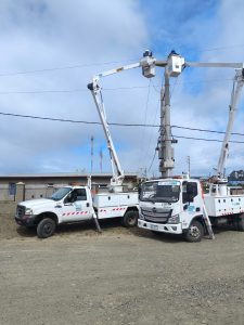 Avanzan las obras de infraestructura eléctrica y alumbrado público en distintos sectores de Río Turbio
