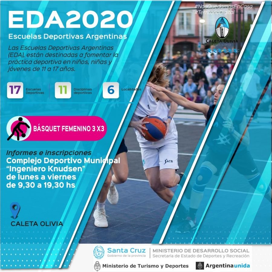 Ya están abiertas las inscripciones de las Escuelas Deportivas Argentinas