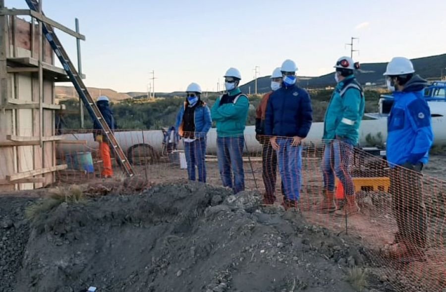 Michudis: “Las dos obras más grandes de agua y energía se están realizando en Caleta Olivia”