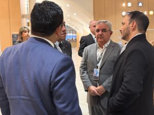 Claudio Vidal comenzó su agenda en Nueva York para mostrar el potencial productivo de Santa Cruz