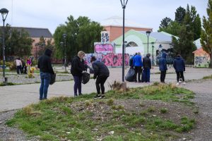 Jornada intersectorial: Provincia y organizaciones pusieron en valor el predio del Hospital de Río Gallegos