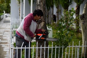 Equipos ministeriales recuperaron espacios públicos y áreas externas del HRRG