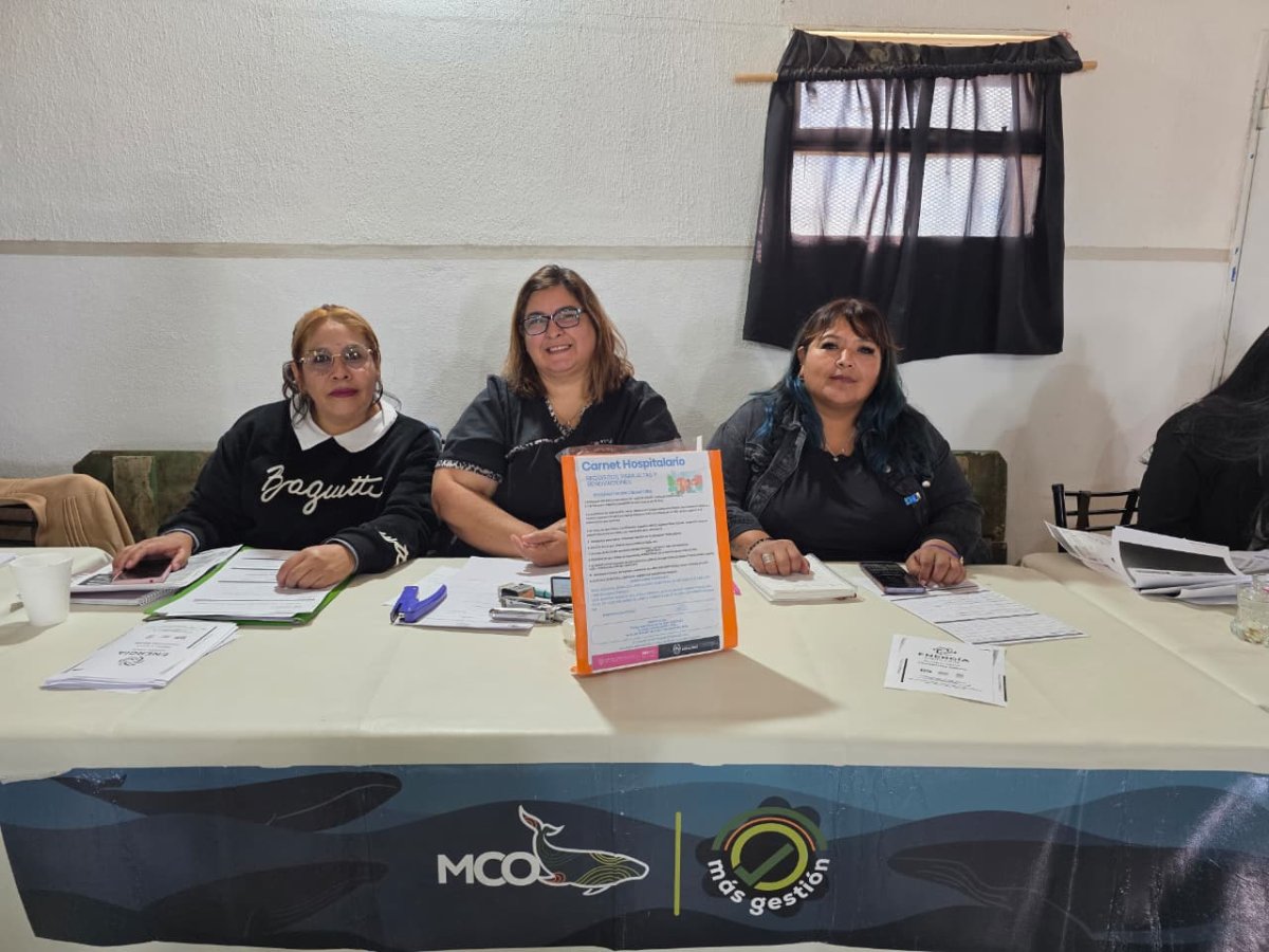 Jornadas territoriales acercan servicios y soluciones a vecinos de Caleta Olivia