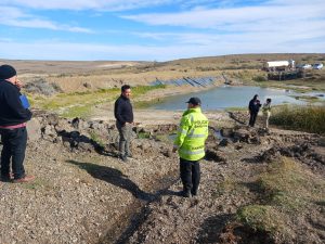 Retuvieron camiones por transporte irregular de agua en inmediaciones del yacimiento Don Nicolás
