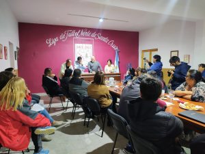 Fortalecen el vínculo con clubes de la Liga Norte en Caleta Olivia