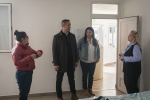 Georgion recorrió el Centro Social de Río Gallegos y puso en valor el trabajo humano del equipo
