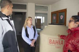 Georgion recorrió el Centro Social de Río Gallegos y puso en valor el trabajo humano del equipo