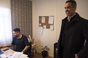 Georgion recorrió el Centro Social de Río Gallegos y puso en valor el trabajo humano del equipo