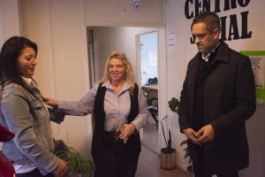 Georgion recorrió el Centro Social de Río Gallegos y puso en valor el trabajo humano del equipo