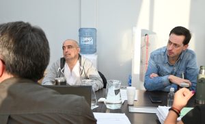 Ross encabezó una reunión de trabajo con directivos del Hospital Regional Río Gallegos