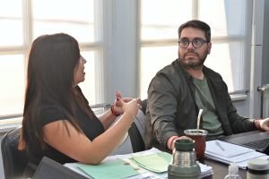 Ross encabezó una reunión de trabajo con directivos del Hospital Regional Río Gallegos