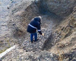 Vialidad Provincial realizó obras de protección en la Ruta 40 para mejorar la seguridad vial