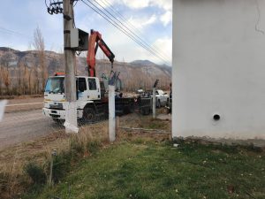 Servicios Públicos fortalece la infraestructura energética y sanitaria en Lago Posadas y Bajo Caracoles