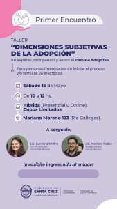 El Gobierno abre la inscripción a un nuevo taller sobre los procesos emocionales antes y durante la adopción