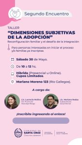 El Gobierno abre la inscripción a un nuevo taller sobre los procesos emocionales antes y durante la adopción