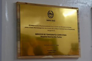 El Gobierno de Santa Cruz inauguró la Sala de Tomografía del hospital de Río Turbio