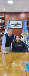 Claudio Vidal recibió a Yanina Guzmán, la estudiante de Río Gallegos con promedio 10 que inicia Odontología en la UBA
