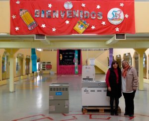 El Gobierno provincial entregó nuevos equipos de calefacción a la Escuela N° 53 de Las Heras