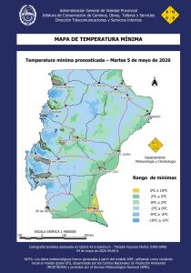 Vialidad Provincial advierte sobre la formación de escarcha en rutas del sur santacruceño