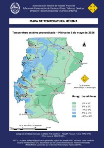 Vialidad Provincial advierte sobre la formación de escarcha en rutas del sur santacruceño