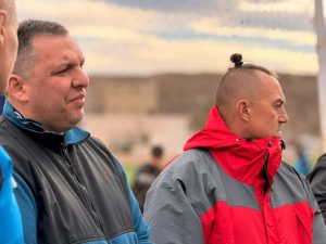 Caleta Olivia: el ministro Georgion acompañó una jornada de captación de talentos de fútbol