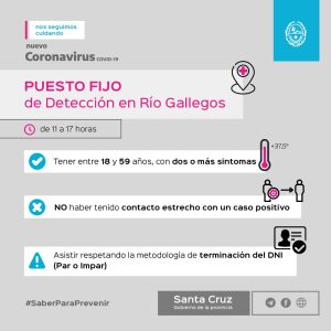 Puesto Fijo de Detección Predio Colegio Guatemala en Río Gallegos