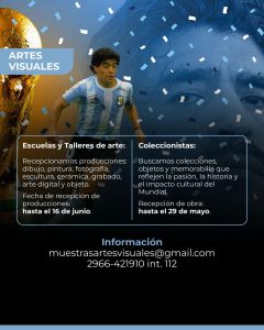 Lanzaron convocatoria para la muestra “Pasión y Gloria” que celebrará el Mundial 2026 desde la mirada santacruceña