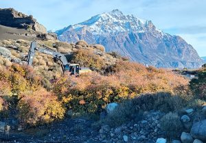 Se realizaron trabajos de mantenimiento en el puente sobre el Río Elena