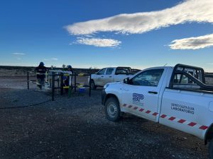 Realizaron controles de calidad de agua en zonas de captación de Caleta Olivia