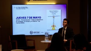 Catriel Miño emocionó con Viaje al Basilisco en una nueva jornada de la FILBA 2026