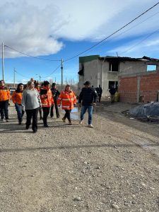 El Gobierno Provincial releva la zona afectada y coordina acciones contención a las familias afectadas