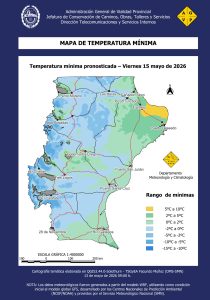 Vialidad Provincial monitorea el clima para garantizar la transitabilidad
