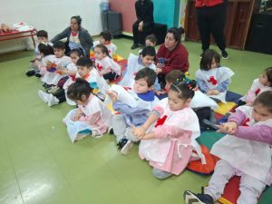 El Jardín de Infantes N° 35 junto a la Cruz Roja vivió una jornada de prevención