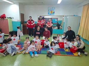 El Jardín de Infantes N° 35 junto a la Cruz Roja vivió una jornada de prevención