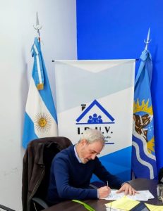 El Gobierno Provincial firmó convenios para ampliar redes de gas en Jaramillo y Fitz Roy