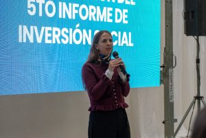 Iris Rasgido participó de la presentación del Informe de Inversión Social de CGC