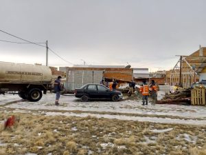 Seguridad y Municipio trabajan en conjunto ante inundaciones en barrios de Río Gallegos