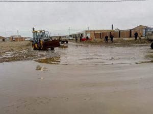 Seguridad y Municipio trabajan en conjunto ante inundaciones en barrios de Río Gallegos