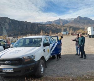 El Gobierno entregó un nuevo móvil para la Delegación Vial El Chaltén