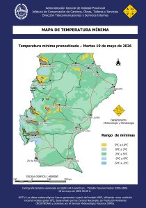 Vialidad Provincial: advierte sobre posibles lluvias débiles y vientos intensos en Santa Cruz