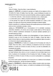 Se firmó el Decreto 891/20 que establece medidas especiales para 4 localidades