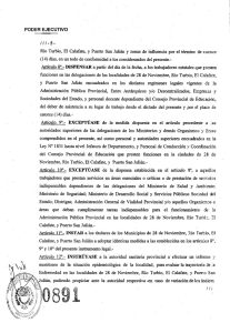 Se firmó el Decreto 891/20 que establece medidas especiales para 4 localidades
