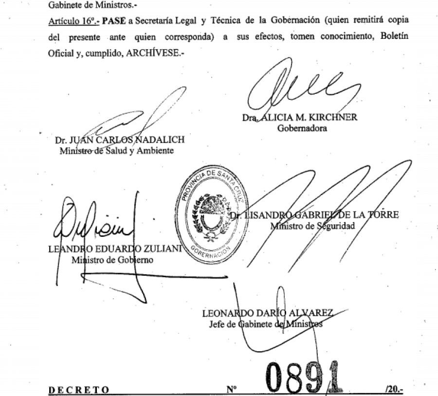 Se firmó el Decreto 891/20 que establece medidas especiales para 4 localidades