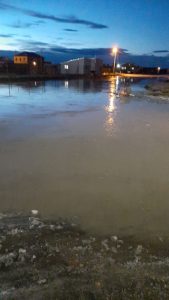 El Gobierno de Santa Cruz y el Municipio realizaron tareas para drenar calles en barrios de Río Gallegos
