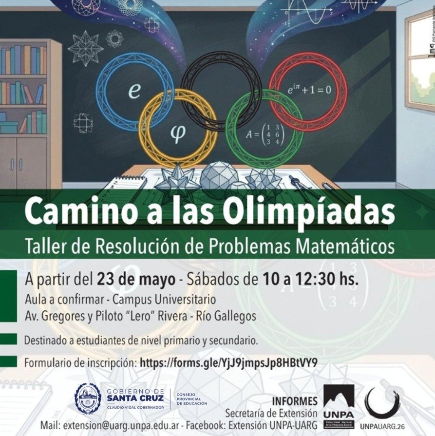 Invitan a participar de Talleres de Resolución de Problemas Matemáticos