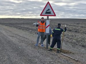 Vialidad Provincial continúa reforzando la señalización vial