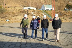 Ricci recorrió el Puerto de Punta Quilla y destacó el movimiento operativo registrado